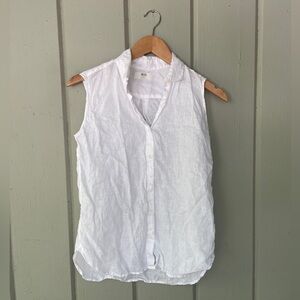 Uniqlo linen top, XS